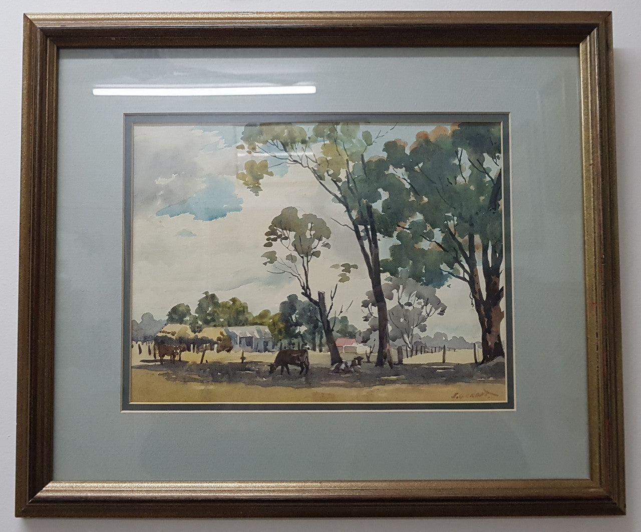 Australian Watercolour by James George Croft