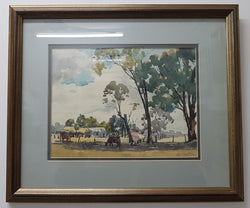 Australian Watercolour by James George Croft | Antique & Vintage | Moonee Ponds Antiques | Australia Wide Delivery