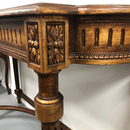 Hard to find 19th Century Louis XV gilded walnut console table in very good condition.