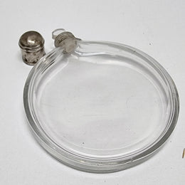 Antique Silver & Cut Crystal Perfume Bottle