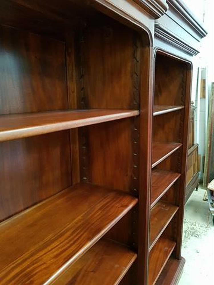 Australian Custom Built Solid Mahogany Bookcases | Antique & Vintage | Moonee Ponds Antiques | Australia Wide Delivery