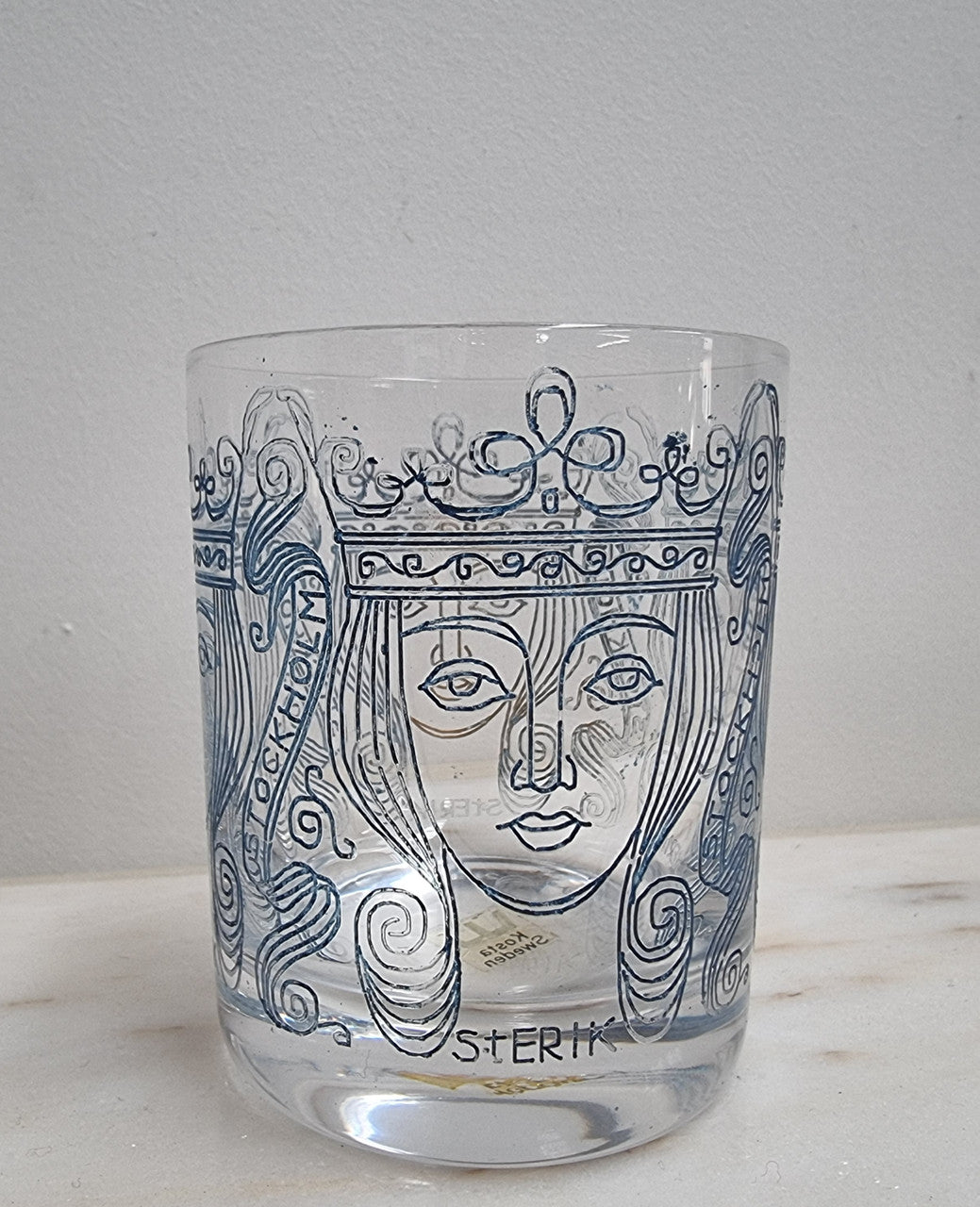 “Kosta Sweden” St. Erik Glass Cup | Antique & Vintage | Moonee Ponds Antiques | Australia Wide Delivery