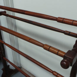 Beautiful Mahogany Towel Rail