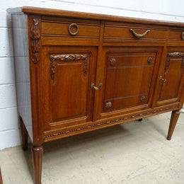 French oak petite sideboard