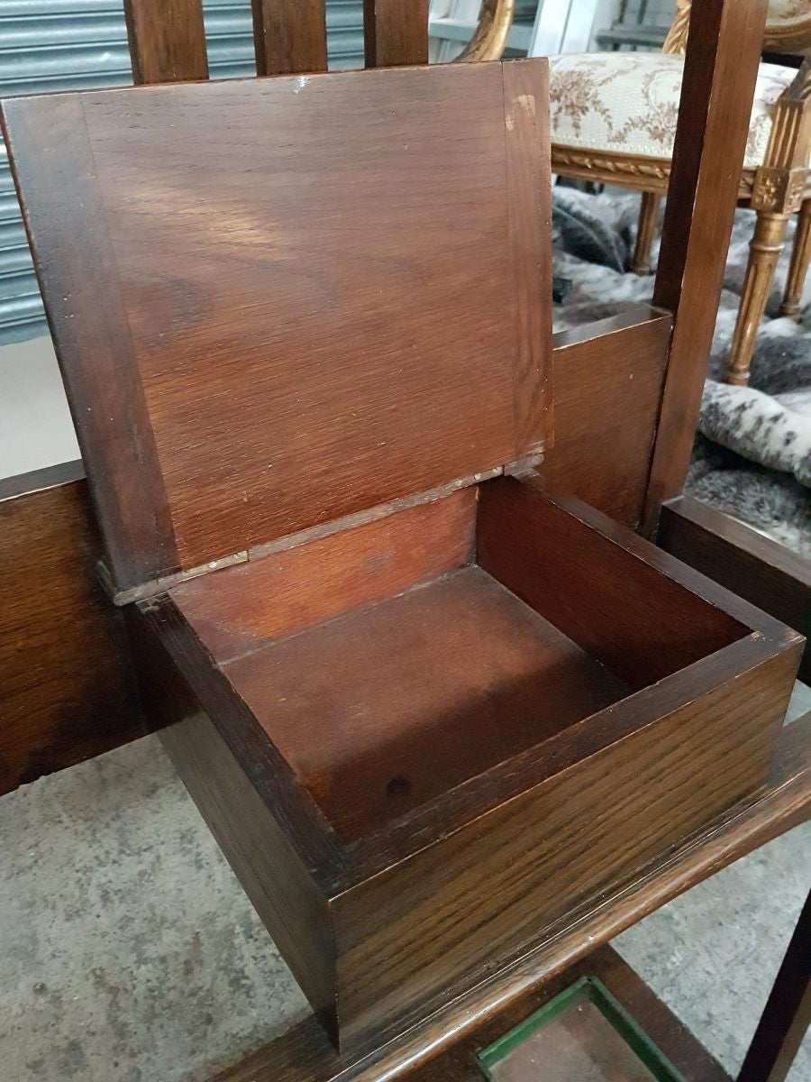 English Tudor Oak Style Hall stand | Antique & Vintage | Moonee Ponds Antiques | Australia Wide Delivery