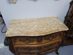 Impressive Louis XV Style Three Drawer Walnut Commode | Antique & Vintage | Moonee Ponds Antiques | Australia Wide Delivery