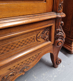 Single Door Walnut Louis XV Style Armoire | Antique & Vintage | Moonee Ponds Antiques | Australia Wide Delivery