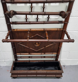 Stunning Antique French Faux Bamboo Hallstand | Antique & Vintage | Moonee Ponds Antiques | Australia Wide Delivery