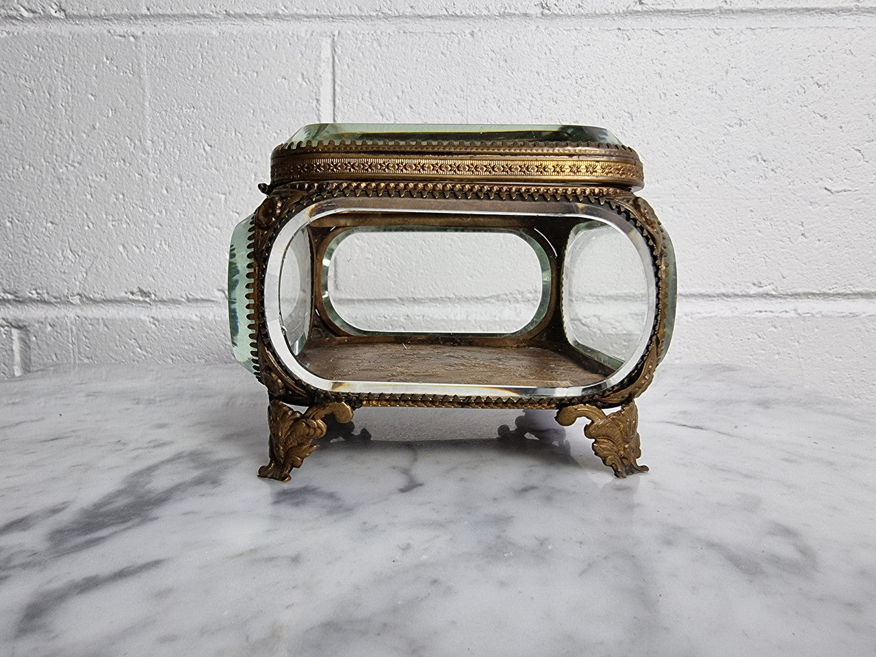 Antique French Beveled Glass Vitrine Casket "Large Size" | Antique & Vintage | Moonee Ponds Antiques | Australia Wide Delivery