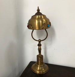 Fabulous & Decorative French Gilt Metal & Jewelled Table-Desk Lamp | Antique & Vintage | Moonee Ponds Antiques | Australia Wide Delivery
