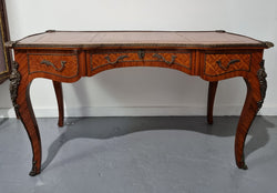 Impressive French Kingwood Louis XV Style Bureau Plat | Antique & Vintage | Moonee Ponds Antiques | Australia Wide Delivery