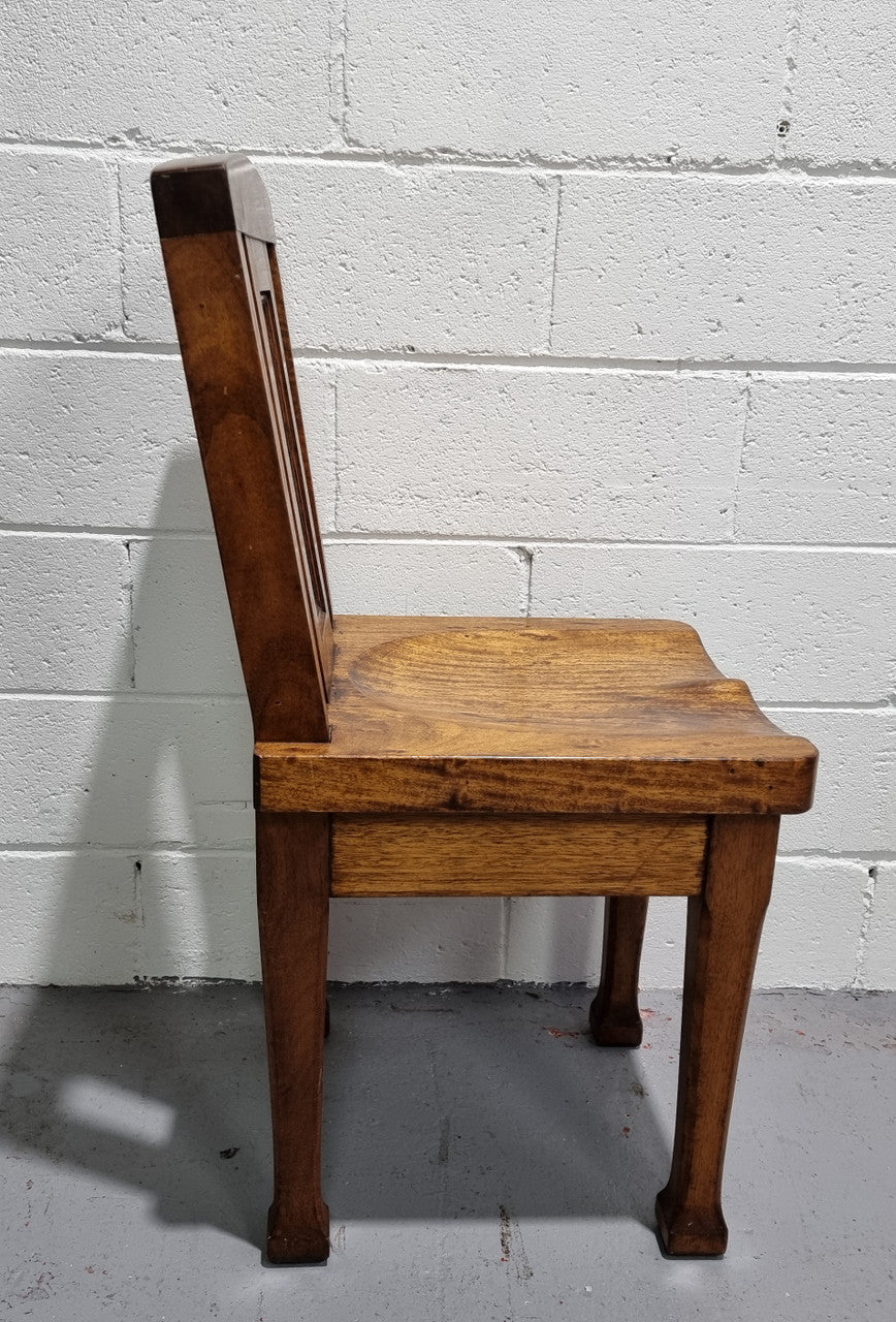 Australian Blackwood Arts & Crafts Hall Chair | Antique & Vintage | Moonee Ponds Antiques | Australia Wide Delivery