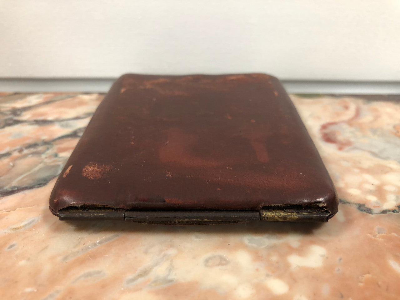 Edwardian Leather Case Travelling Miniature