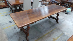 Spanish style French oak dining table | Antique & Vintage | Moonee Ponds Antiques | Australia Wide Delivery