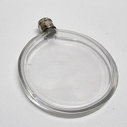 Antique Silver & Cut Crystal Perfume Bottle
