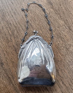 Edwardian Birmingham Silver Purse | Antique & Vintage | Moonee Ponds Antiques | Australia Wide Delivery
