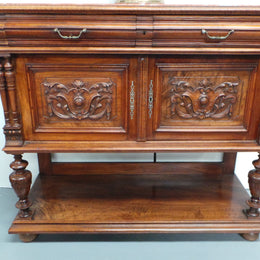 Antique 19th Century French Walnut Buffet