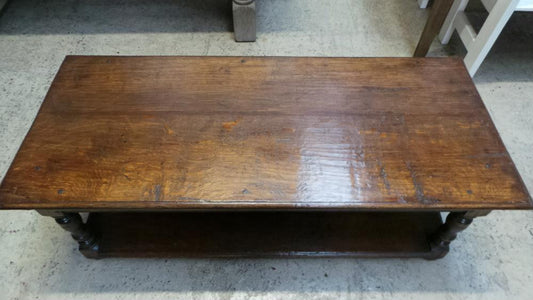 Practical French Oak Coffee Table