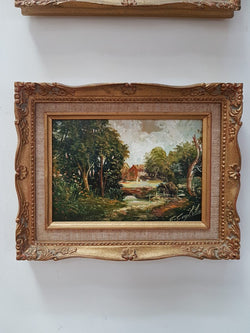A Set Of Six Small Decorative Oil On Board Italian Singed Paintings | Antique & Vintage | Moonee Ponds Antiques | Australia Wide Delivery