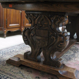 French Oak Dining Table