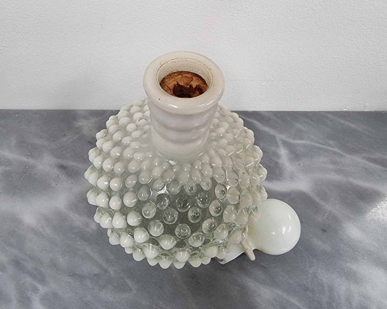 Art Deco Style Vintage Opalescent Perfume Bottle Stopper