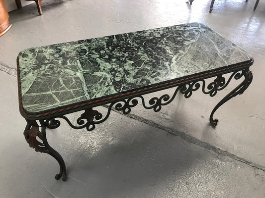 Stunning French Wrought Iron Coffee Table