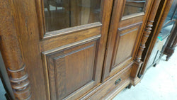 French Oak Two Door Bookcase | Antique & Vintage | Moonee Ponds Antiques | Australia Wide Delivery