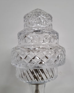 Beautiful Cut Crystal Decorative Table Lamp | Antique & Vintage | Moonee Ponds Antiques | Australia Wide Delivery