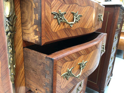 Kingwood Louis XV Inlaid Marble Top Semainier | Antique & Vintage | Moonee Ponds Antiques | Australia Wide Delivery