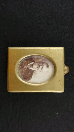 Miniature Antique Brass Picture Holder | Antique & Vintage | Moonee Ponds Antiques | Australia Wide Delivery