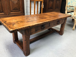 French Rustic Oak Coffee Table | Antique & Vintage | Moonee Ponds Antiques | Australia Wide Delivery