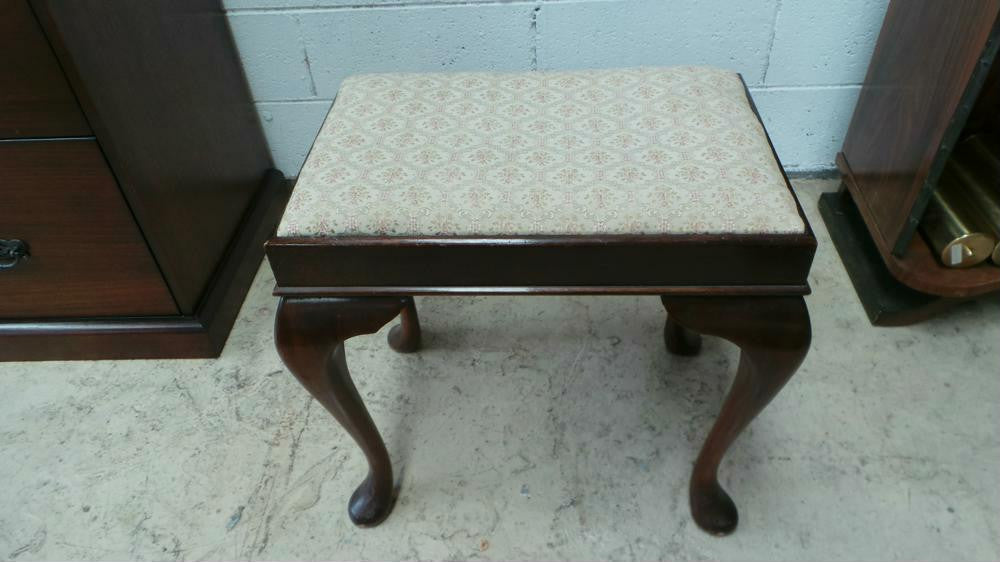 Antique Queen Anne English Footstool