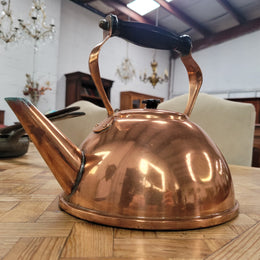Vintage French copper kettle . They have been sourced from France and is in good original detailed condition.