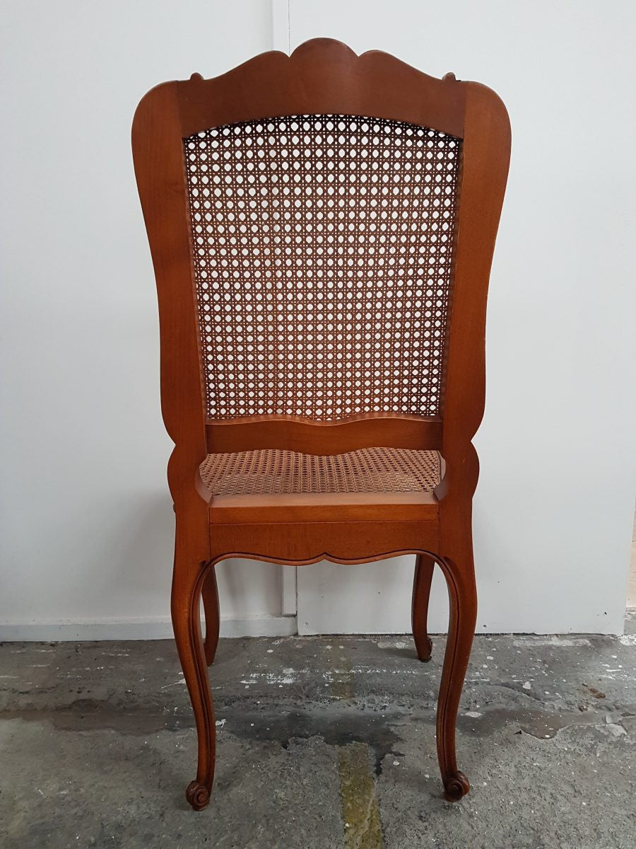 Set of Six French Cherry wood Dining Chairs | Antique & Vintage | Moonee Ponds Antiques | Australia Wide Delivery