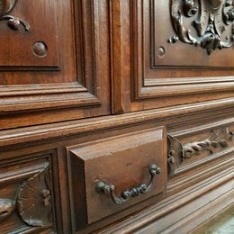 French Oak Henry II Bookcase