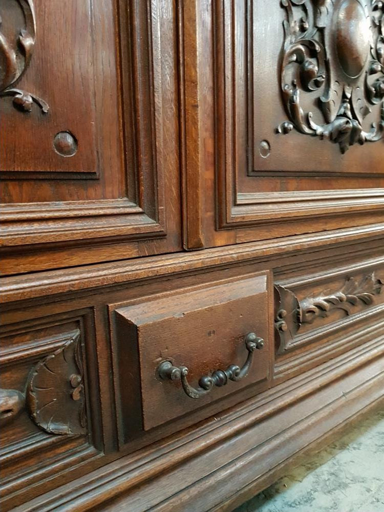 French Oak Henry II Bookcase