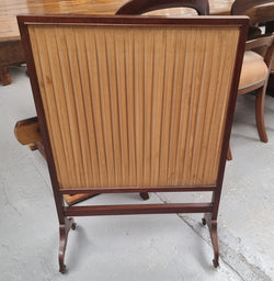 Hand Stitched Tapestry Wooden Framed Fire Screen | Antique & Vintage | Moonee Ponds Antiques | Australia Wide Delivery