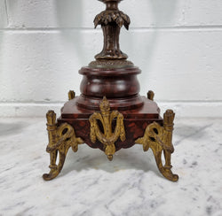 Pair of Decorative Antique French Spelter & Marble Candelabras | Antique & Vintage | Moonee Ponds Antiques | Australia Wide Delivery