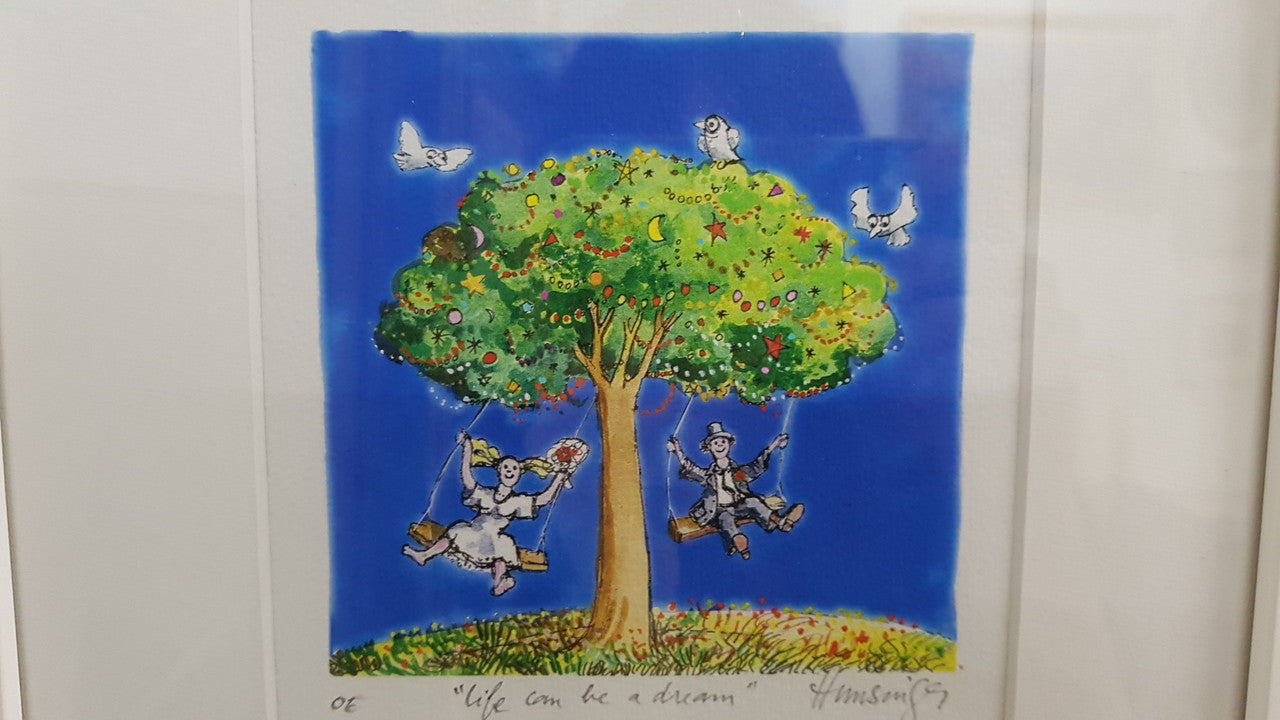 Set of Three Henri Hunsinger Paintings Set of Three Henri Hunsinger Paintings