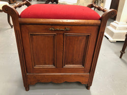 Lovely Edwardian Piano Stool | Antique & Vintage | Moonee Ponds Antiques | Australia Wide Delivery