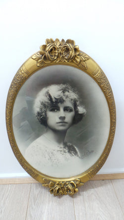 Beautiful French Portrait Of A Woman | Antique & Vintage | Moonee Ponds Antiques | Australia Wide Delivery