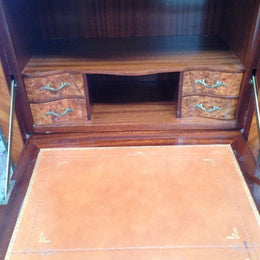 French Marquetry Inlaid Abattant