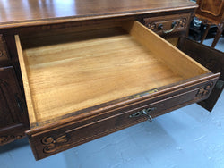 French Oak Louis XV Style Partners Desk | Antique & Vintage | Moonee Ponds Antiques | Australia Wide Delivery