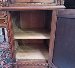 Impressive Pair of Walnut Parquetry Inlaid Henry II Style Marble Top Bedside Cabinets | Antique & Vintage | Moonee Ponds Antiques | Australia Wide Delivery
