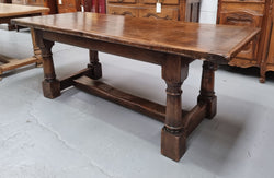 Vintage French Oak Pedestal Base Farmhouse Table | Antique & Vintage | Moonee Ponds Antiques | Australia Wide Delivery