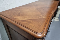 French Walnut Two Door Buffet With Parquetry Top | Antique & Vintage | Moonee Ponds Antiques | Australia Wide Delivery