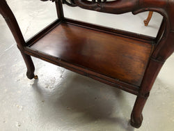 Victorian Rosewood Auto Trolley With Removable Brass Tray | Antique & Vintage | Moonee Ponds Antiques | Australia Wide Delivery