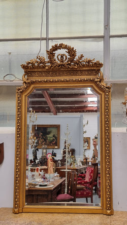 Napoleon III Gilt Mantle Mirror With Original Mirror | Antique & Vintage | Moonee Ponds Antiques | Australia Wide Delivery