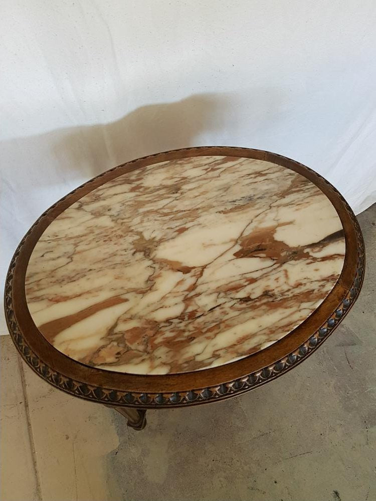 French Marble Top Occasional Table