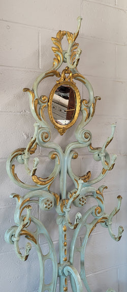 19th Century French Cast Iron Painted and Gilded Hall Stand | Antique & Vintage | Moonee Ponds Antiques | Australia Wide Delivery